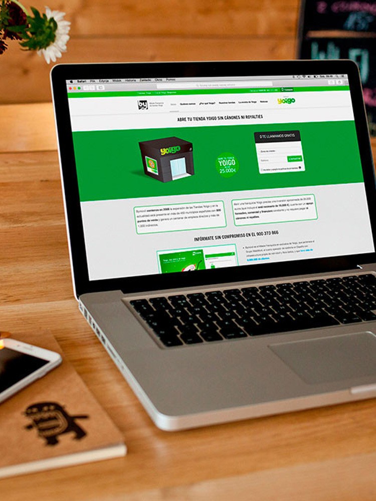 Imagen principal de proyecto de Diseño y Desarrollo Web WP Bymovil