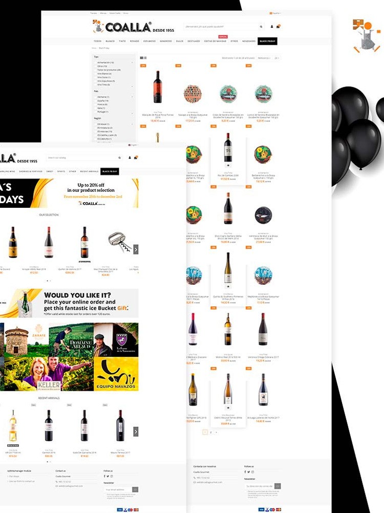 Imagen principal de proyecto de Campaña Digital Black Days de Coalla