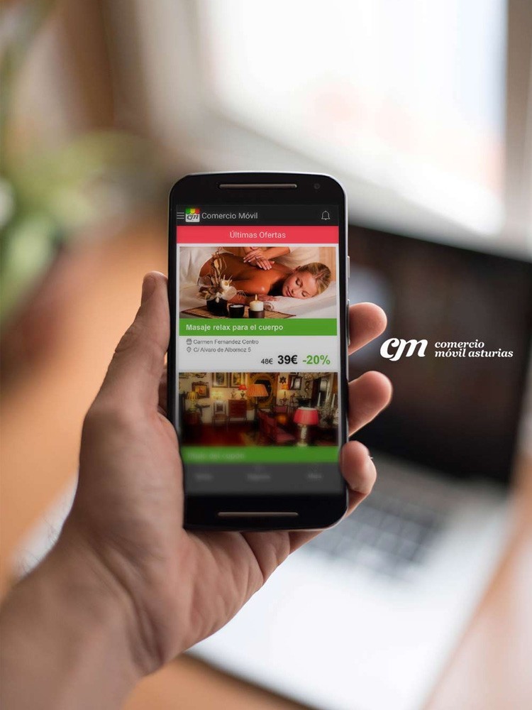 Imagen principal de proyecto de Diseño y Maquetación Web y App Comercio Móvil Asturias