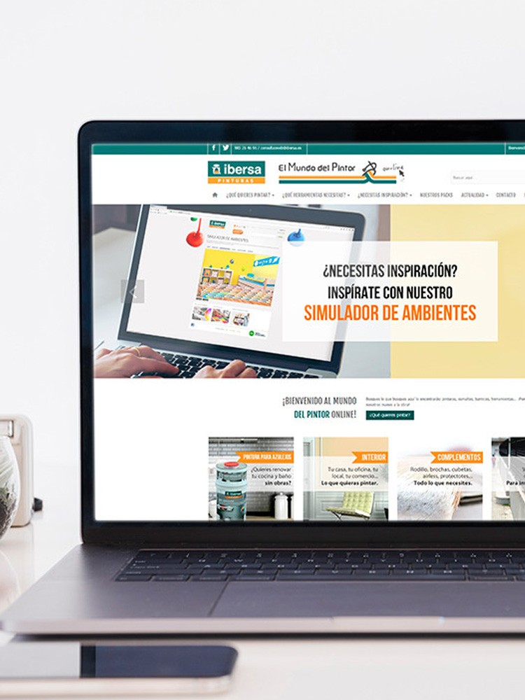 Imagen principal de proyecto de Optimización Web El Mundo del Pintor