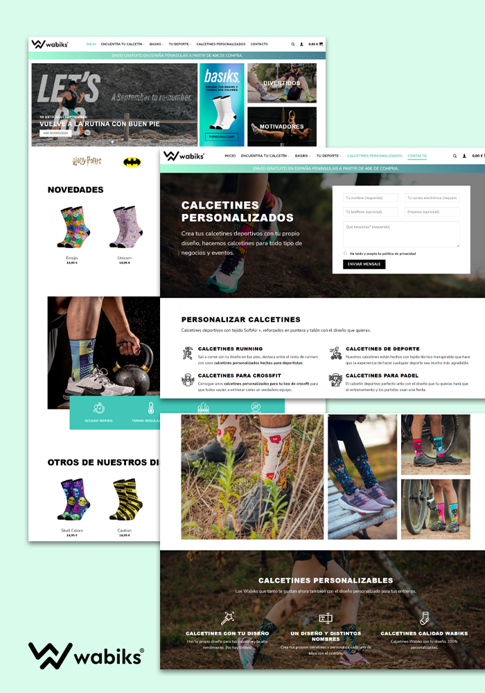 Imagen principal de proyecto de Rediseño UX/UI y CRO para la Home de Wabiks