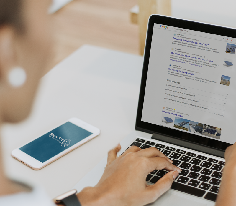 Imagen principal de proyecto de Estrategia SEO para un gigante fotovoltaico: Solar Steel