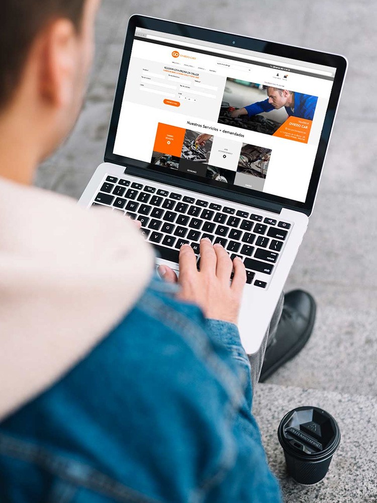 Imagen principal de proyecto de Rediseño y Actualización Prestashop Talleres Oviedo Car